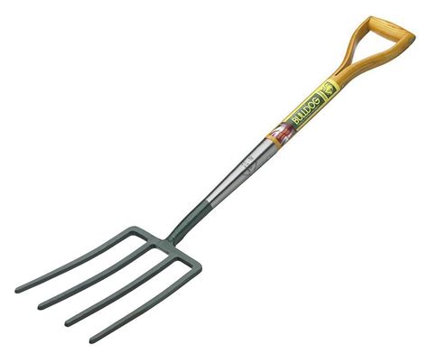 Bulldog Premier Garden Fork With Long Handle Digging Fork Garden