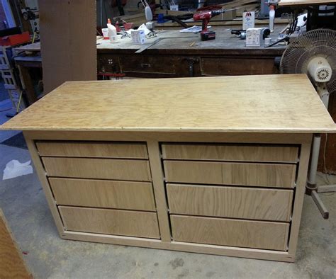Some drawers have the double sliders for added weight capacity (300 pounds). Workbench With Drawers in 5 Days : 5 Steps (with Pictures ...