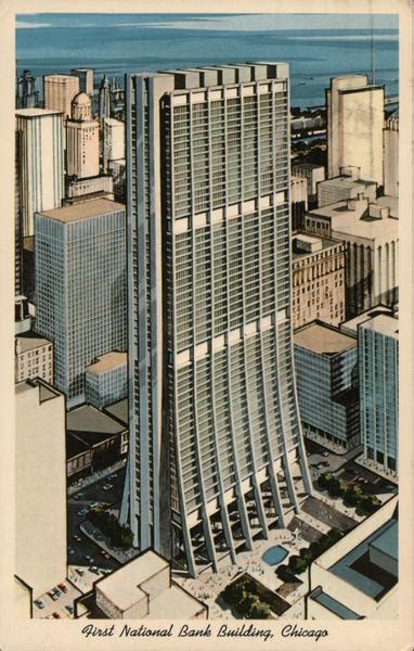 The First National Bank Building Chicago Il Postcard