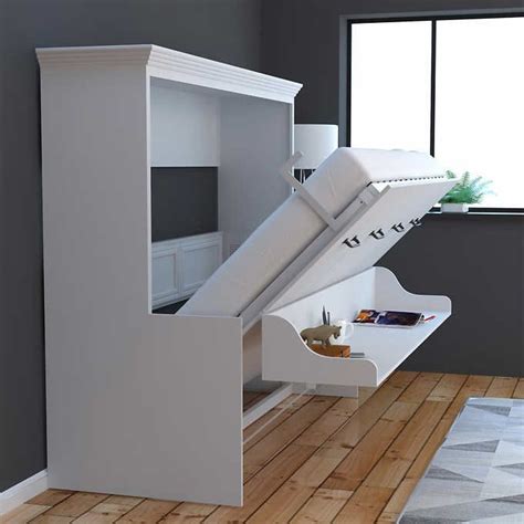 4.0 out of 5 stars 28. Melbourne Queen Wall Bed w/ Desk Combo - White ...
