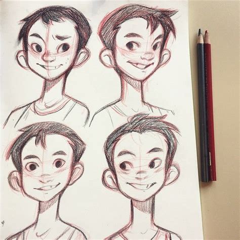 Love Drawing Those Crooked Smiles Chardev Characterdesign Sketch
