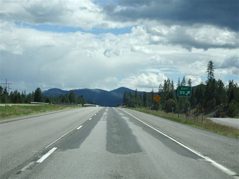 Montana Interstate 90 Eastbound Cross Country Roads