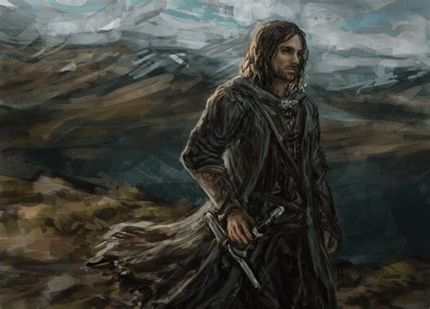 I Made A Digital Drawing Of Aragorn Rlotr