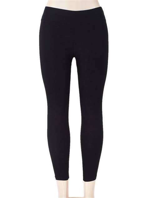 Sayfut Womens High Waist Leggings Seamless Stretchy Tights Pants Solid Color Black Size S 3xl