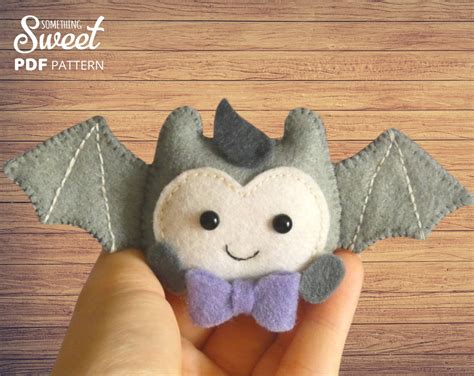 43 Designs Stuffed Animal Bat Sewing Pattern Spinelloshiya