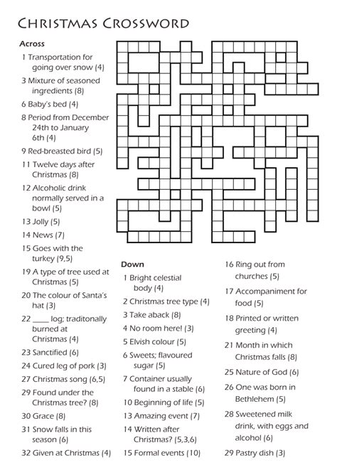 Printable Christian Crossword Puzzles Printable Crossword Puzzles Online