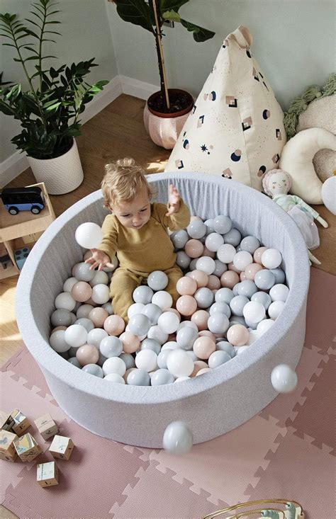There are 4 felt ball pit for sale on etsy, and. Mini Be Ball Pit - Pale Rose/Grey In Grey Pit in 2020 ...