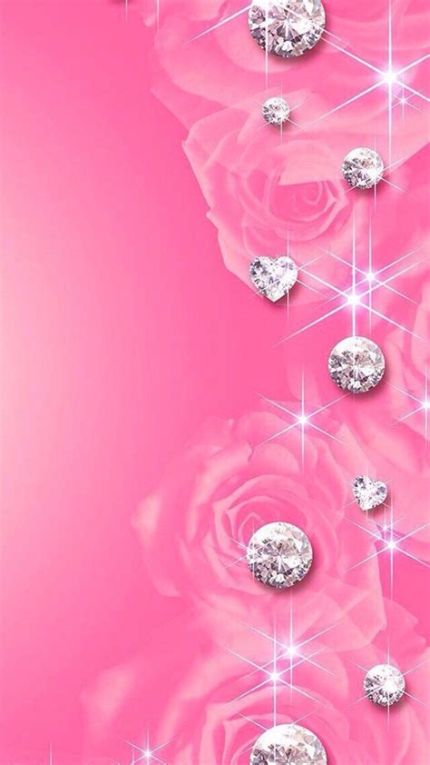 Pin by Angela Vogt on Wallpaper vol.13 | Pink diamond wallpaper, Bling ...