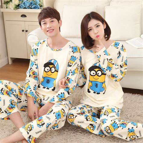 B4 Sleepwear Anime Pajamas Womens Pajamas Spring And Autumn Couples