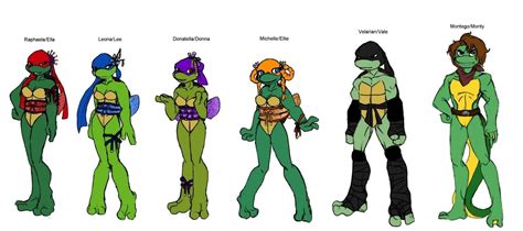 Tmnt Gender Swap By Lily Pily On Deviantart