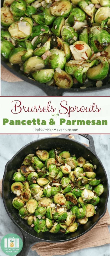 Oct 30, 2018 · spread the brussels sprouts out in an even layer on your sheet pan. Brussels Sprouts with Pancetta & Parmesan | Healthy Recipe