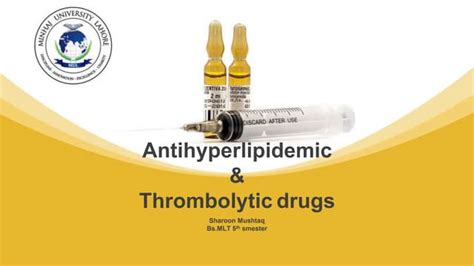 Anti Hyperlipidemic Drugs Presentation Ppt