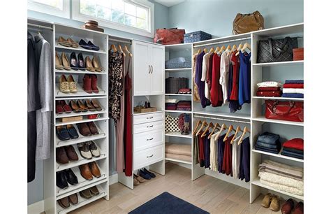 You can choose the size of your room and fill it with furniture and other items. SuiteSymphony Corner Unit | Home depot closet organizer ...