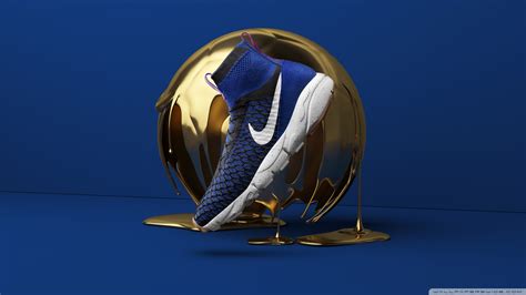 Enjoy and share your favorite beautiful hd wallpapers and background images. Cool Nike Shoes, Golden Ball, Blue Background 4K HD ...