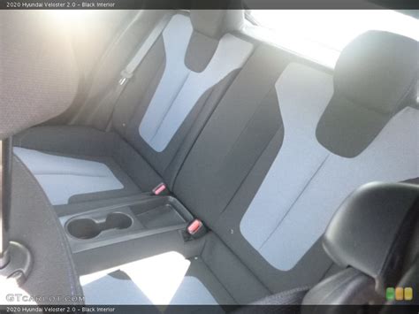 This is not a guide to proper car seat installation, but rather an overview of how well a particular vehicle may accommodate passengers and child seats. Black Interior Rear Seat for the 2020 Hyundai Veloster 2.0 ...