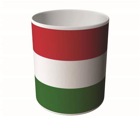 Bandeira da hungria em um mastro de bandeira. CANECA BANDEIRA HUNGRIA-9445 no Elo7 | TopCanecas (A24273)