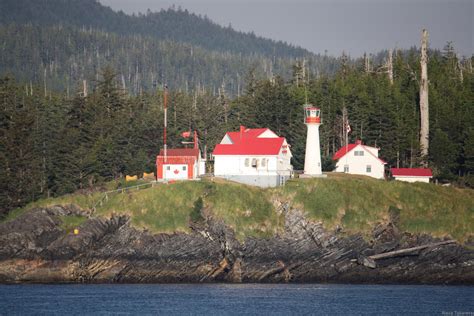 Pacific Coast Of Canada British Columbia Scarlett Point Lighthouse