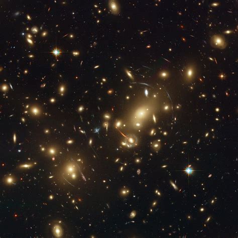 Jean Baptiste Faure Galaxy Cluster Abell 2218 With Strong