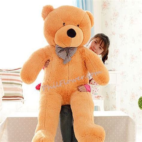 Send 5 Feet Light Brown Color Giant Teddy Bear To Philippines