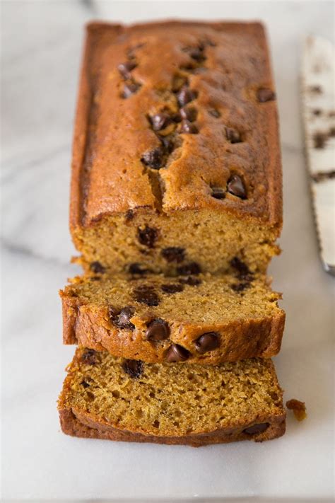 Chocolate Chip Pumpkin Bread Whats Gaby Cooking