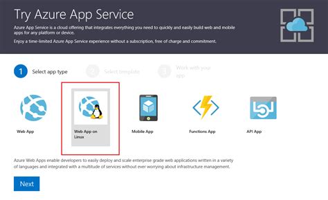 Create an asp.net website in visual studio and deploy it as a web app. Announcing Try App Service: Web App on Linux (Containers ...