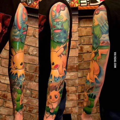 Pokemon tattoo sleeve badass pokemon tattoos. 336 best images about Cool Tattoos on Pinterest | Wolves ...
