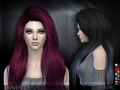 The Sims Resource Stealthic Heaventide Female Hair