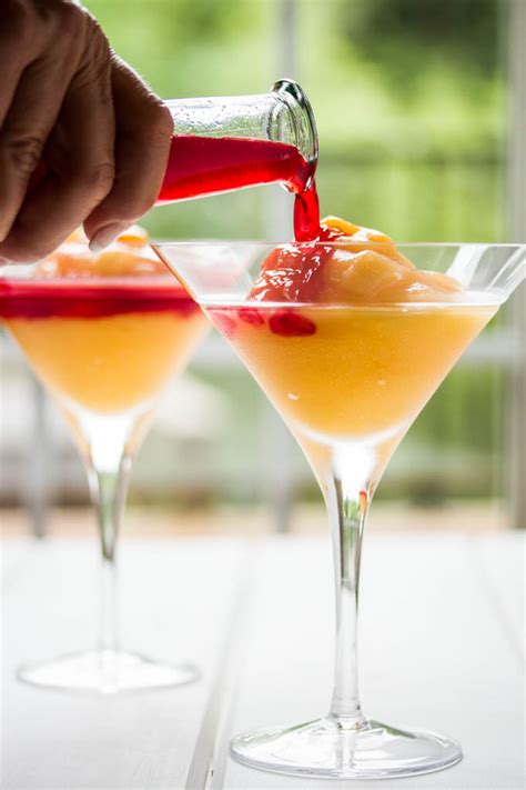 We independently select these products—if you buy from one of our links, we may earn a commission. Frozen Peach Bellini Recipe with Raspberry Liqueur - Cooks ...