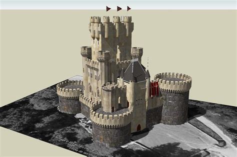Butron Castle ~ 3d Model ~ Download 91534444 Pond5 Castle