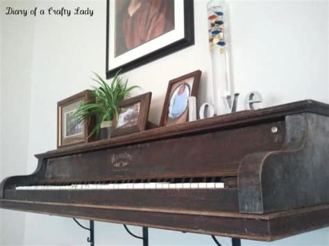 Piano Wall Shelf Recyclart