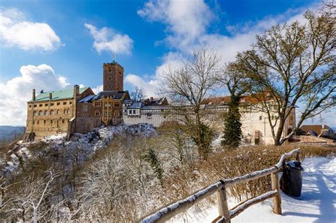 The Wartburg Castle At Eisenach In The Thuringia Forest Stock Photo