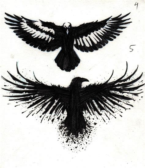 Crow Tattoo Designs By Marcahix On Deviantart