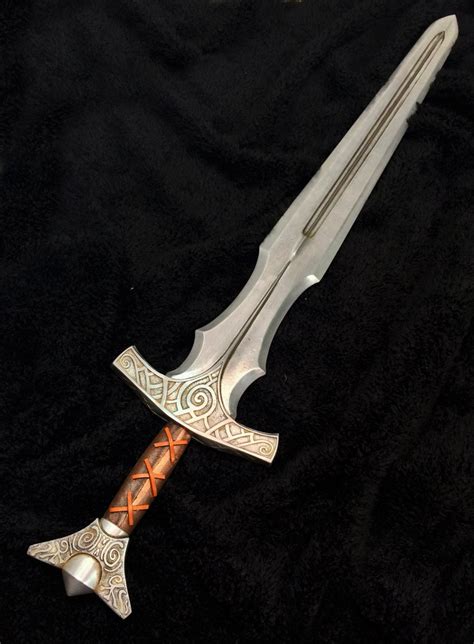 Elder Scrolls Skyrim Steel Sword Cosplay Costume Prop Weapon Etsy
