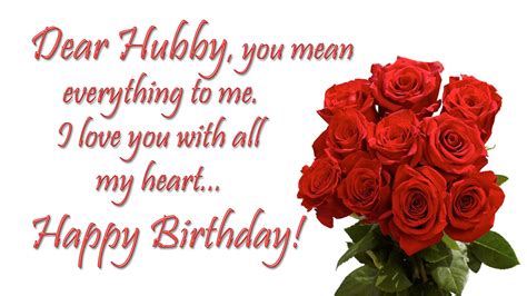 Birthday Wishes for Husband | Happy Birthday Husband | Birthday wish for husband, Happy birthday ...
