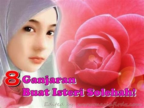Sudah banyak contoh dari wanita solehah di zaman nabi dan rasul seperti siti fatimah, siti khadijah, siti hajar, siti asiyah. 8 Ganjaran Buat Isteri Solehah! | Maria Firdz