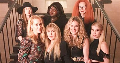 Coven Witches Reunite In New American Horror Story Apocalypse Cast Photo