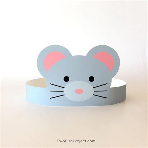 Mouse Costume Mask For Kids Mouse Ears Headbandhat Etsy Rat Costume