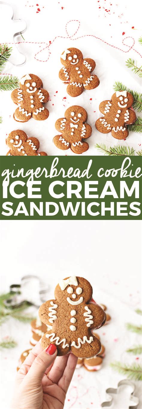 A giant gingerbread man cookie that is soft and chewy and taste amazing thanks to molasses, butter and spices. Soft Gingerbread Man Cookies + Ice Cream Sandwiches ...