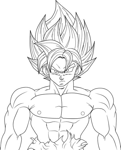 Download Easy To Draw Ultra Instinct Goku Png Free Png Images Pdmrea