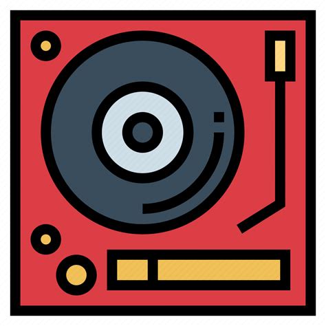 Music Player Record Turntable Vinyl Icon Download On Iconfinder