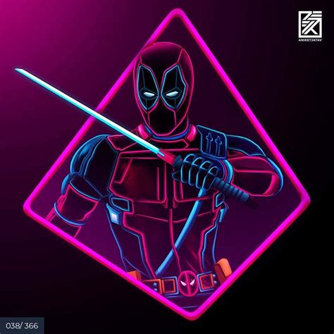 We have 88+ background pictures for you! Neon Deadpool Wallpapers - Top Free Neon Deadpool ...