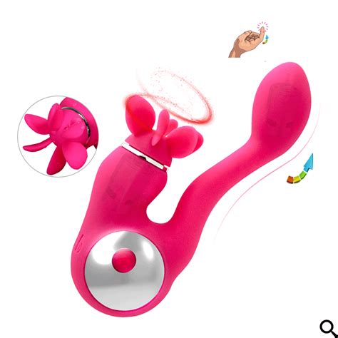 New Arrival Speed G Spot Vibrator Rechargeable Speed Rotation Tongue Licking Clitoris