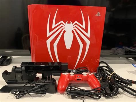 Sony Playstation 4 Pro Marvels Spider Man 1tb Limited Edition Console