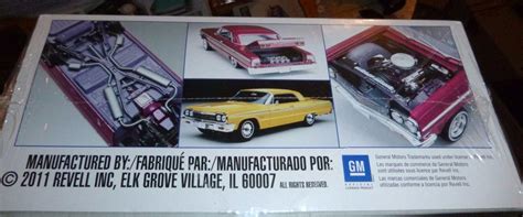 Revell 1964 Chevy Lowrider Impala 125 Model Car Mountain Kit Fs 125