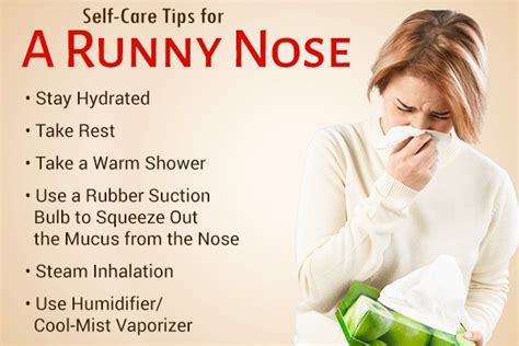 How To Stop A Runny Nose Home Remedies And Self Care