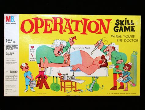 Vintage 1965 Original First Edition Operation Skill Game By Milton