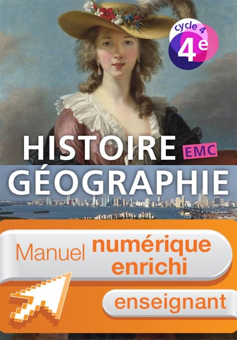 Manuel Numérique Histoire Géographie Emc Cycle 4 4e Licence