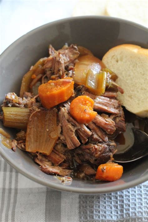 In slow cooker, stir together cornstarch and 2 tablespoons cold water until smooth. Grandma's Crockpot Pot Roast Recipe - My Heavenly Recipes
