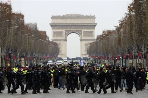 Police Deploy Across Paris France For Yellow Vest Protests