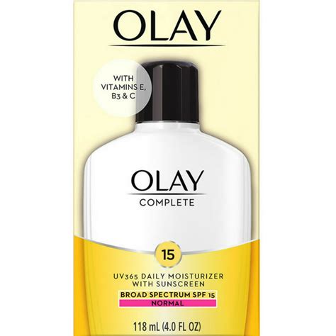 Olay Complete Uv 365 Daily Moisturizer With Sunscreen Spf 15 Normal